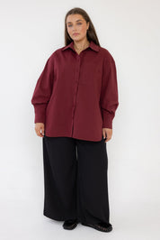 UNA Shirt Burgundy