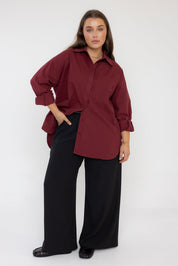 UNA Shirt Burgundy