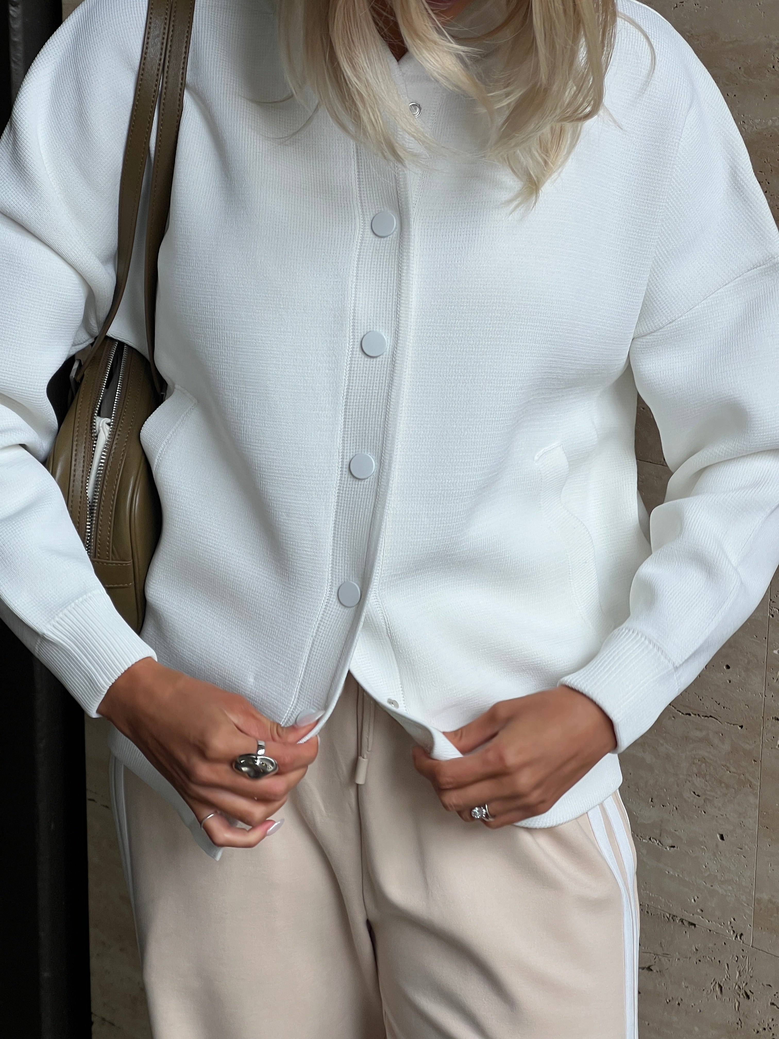 ALFONSO Knit Jacket in Ivory by Alexandra Australia