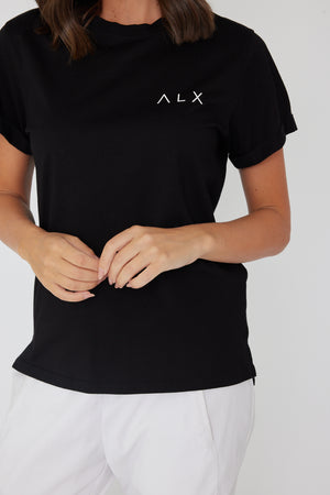 Λ L X  Crew T-Shirt Black