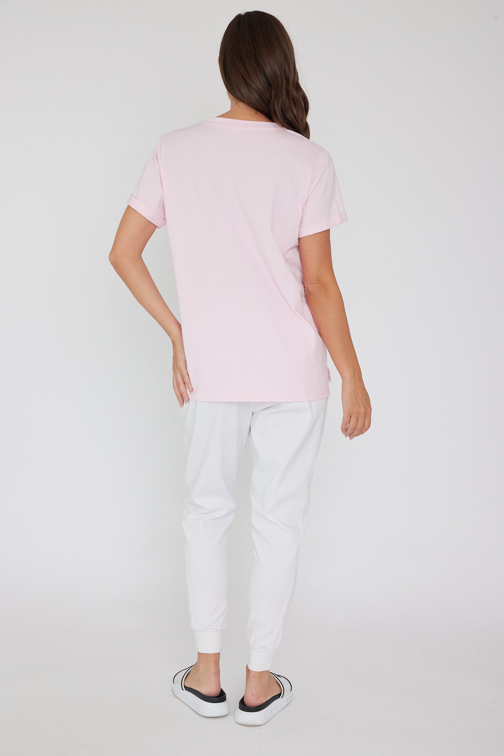 ALX Crew T-Shirt Pink