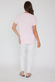 ALX Crew T-Shirt Pink