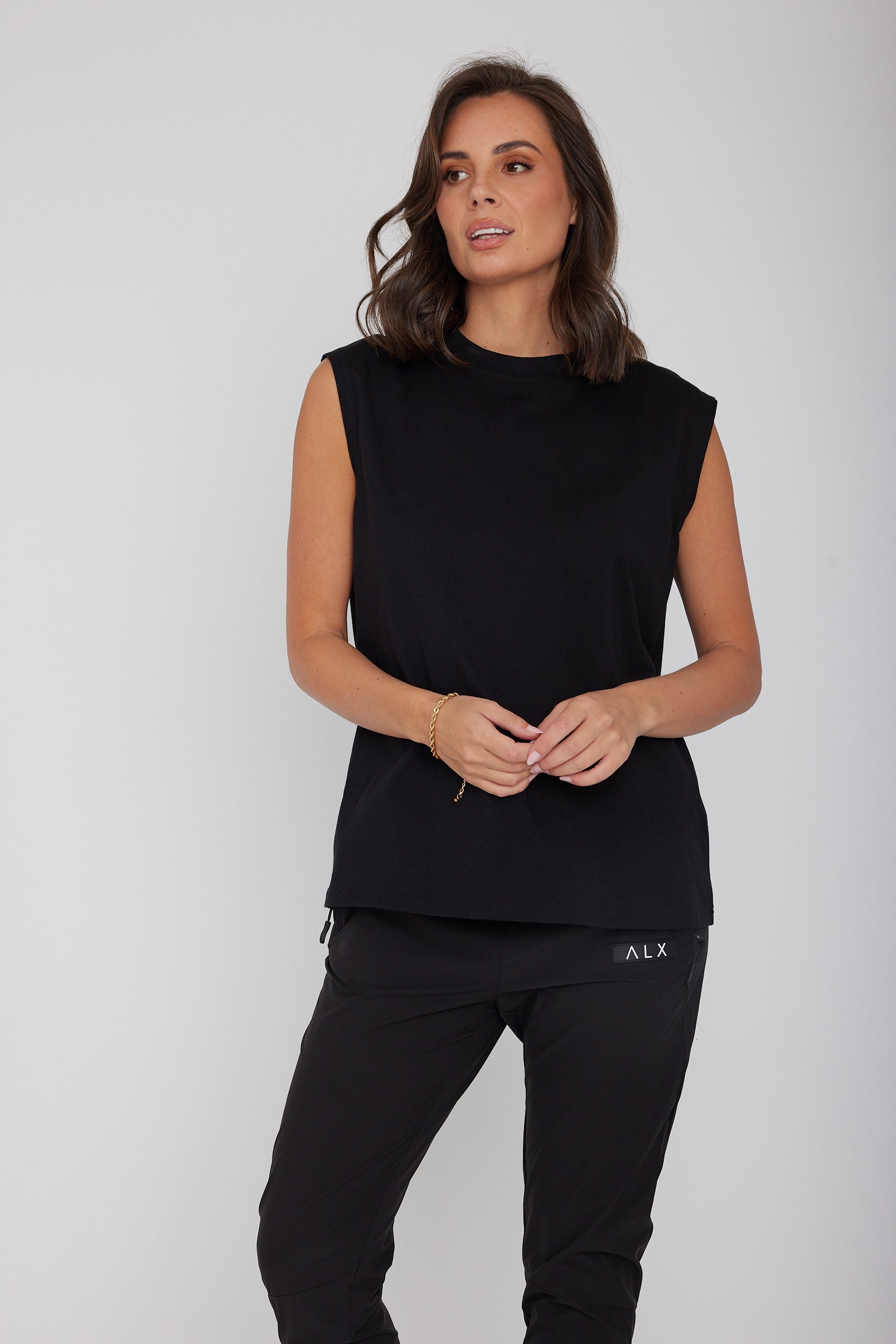 SIMBA Tank Black – A L E X A N D R A