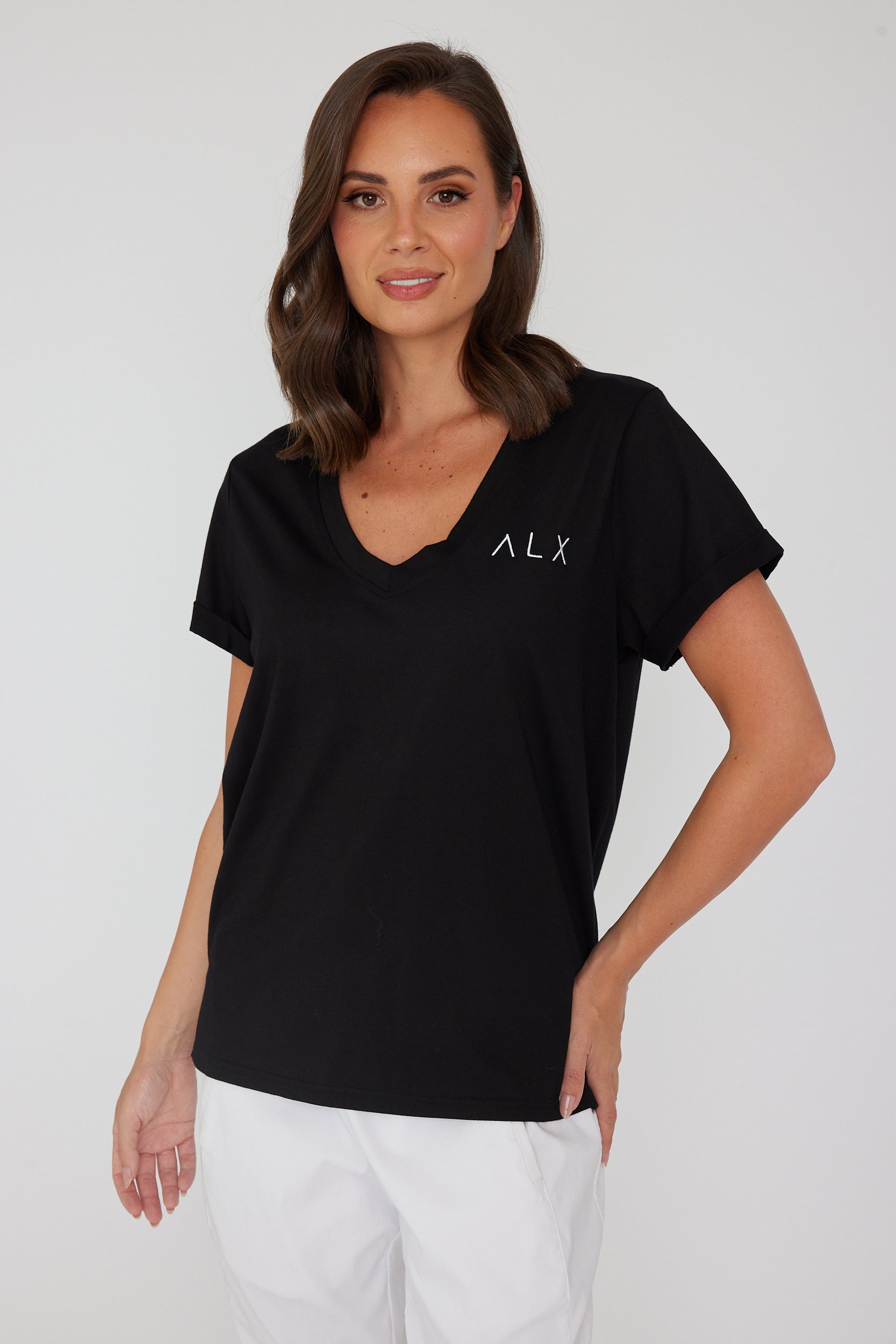 ALX V-Neck Black