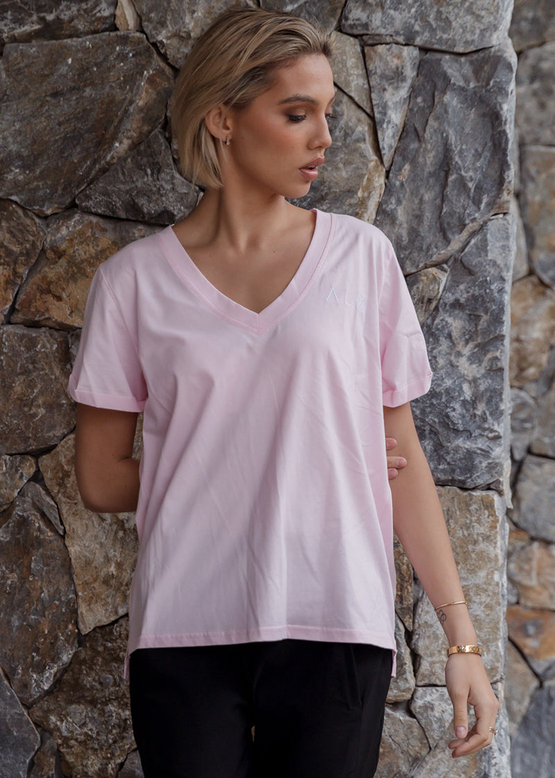 AlexandraALXV-NeckCottonT-shirtPink1.jpg