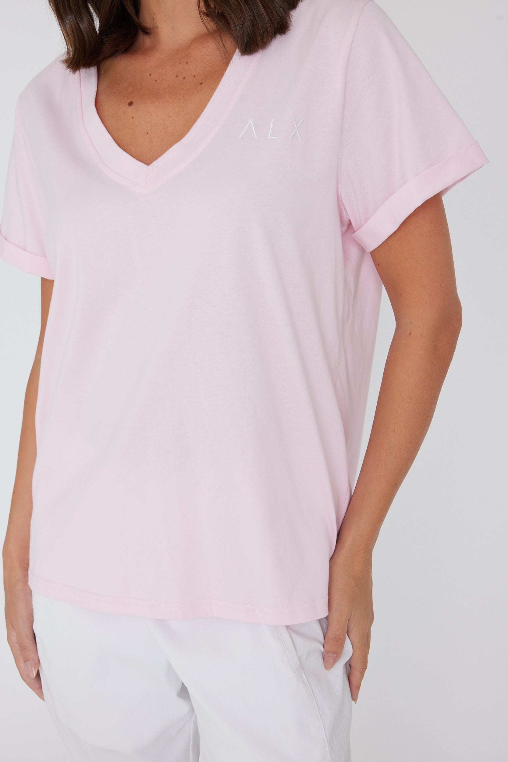 ALX V-Neck Pink