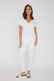 ALX V-Neck White