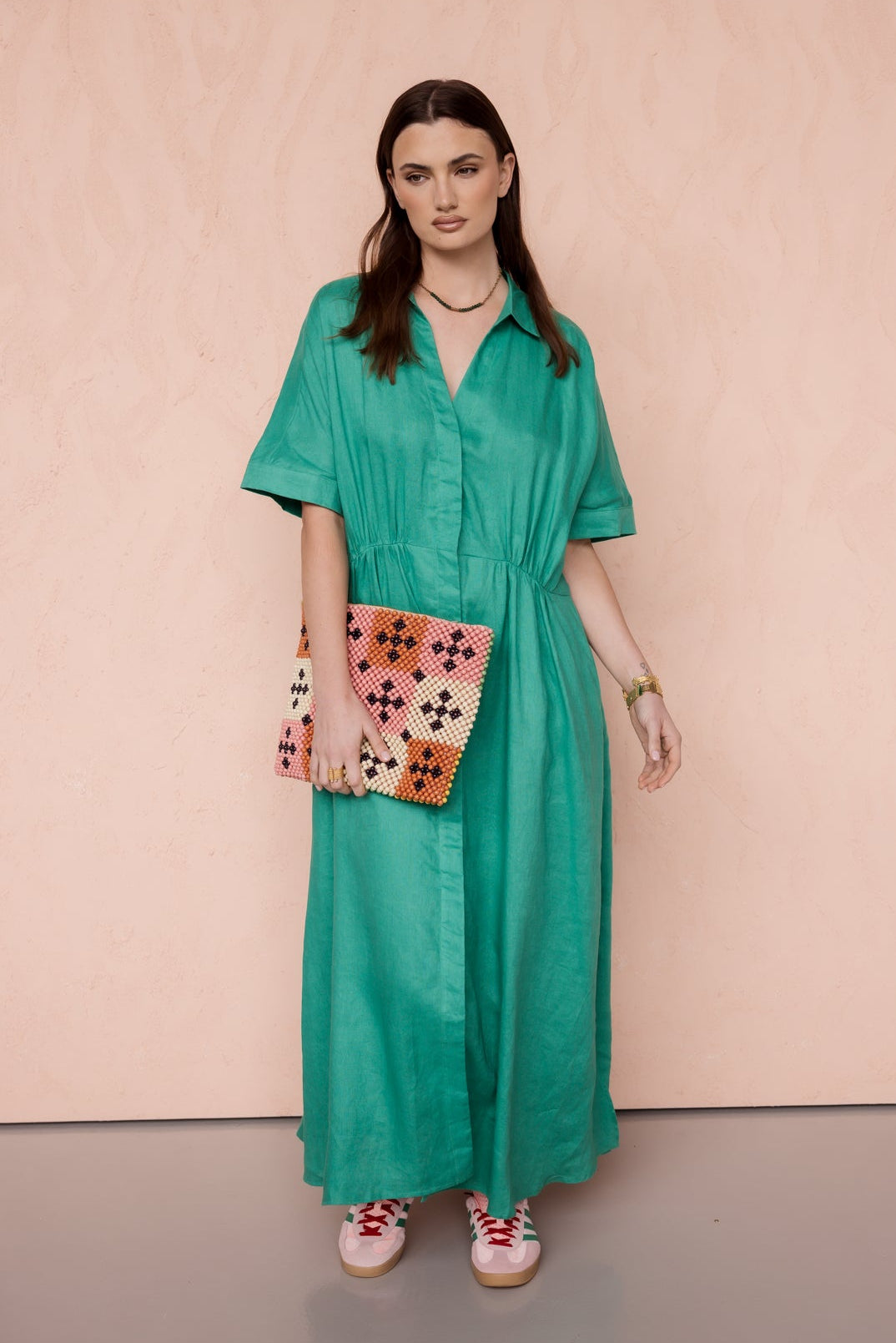 MAKILA Dress Emerald