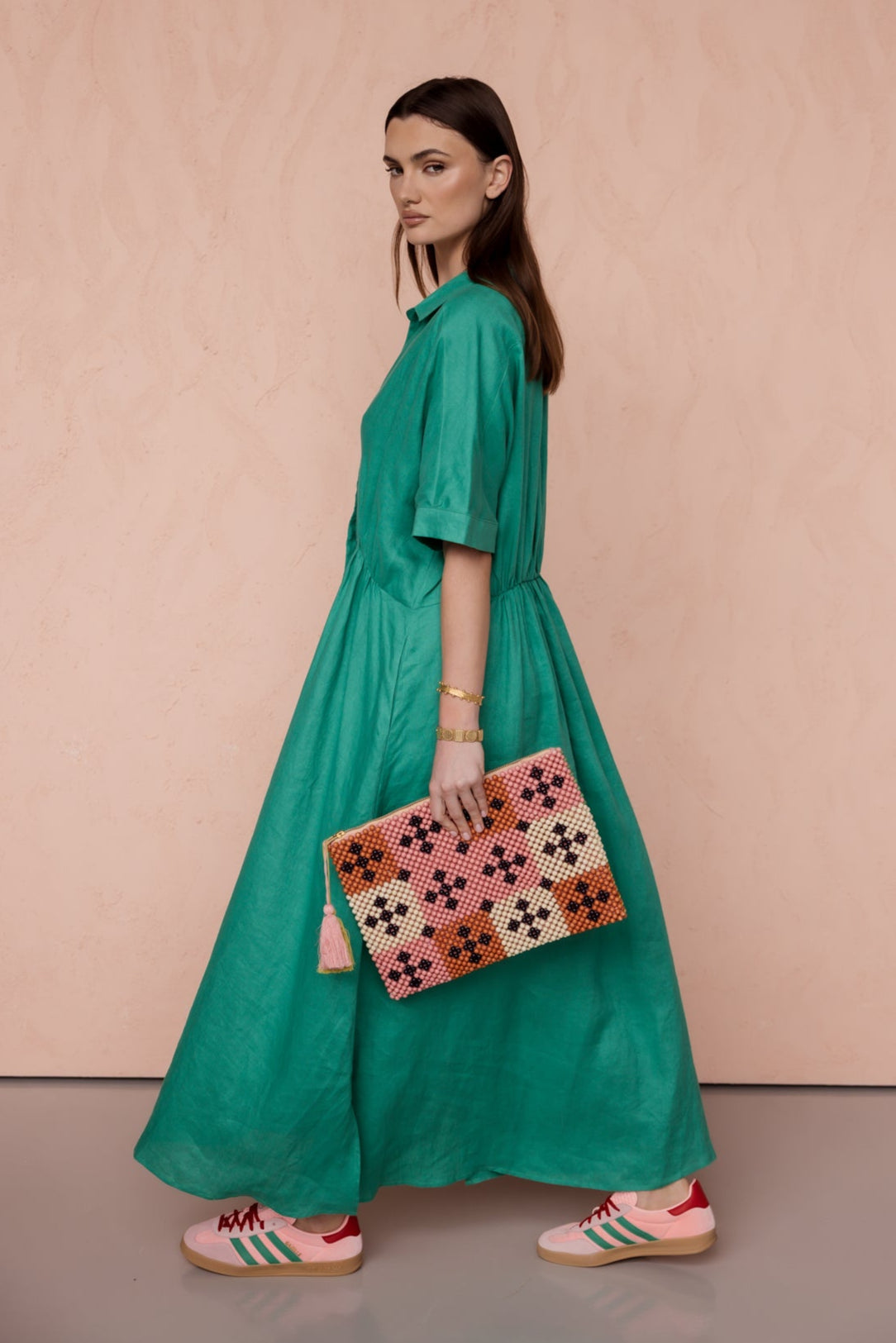 MAKILA Dress Emerald