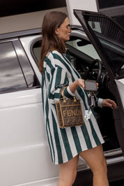 PLUTO Shirt Green Stripe