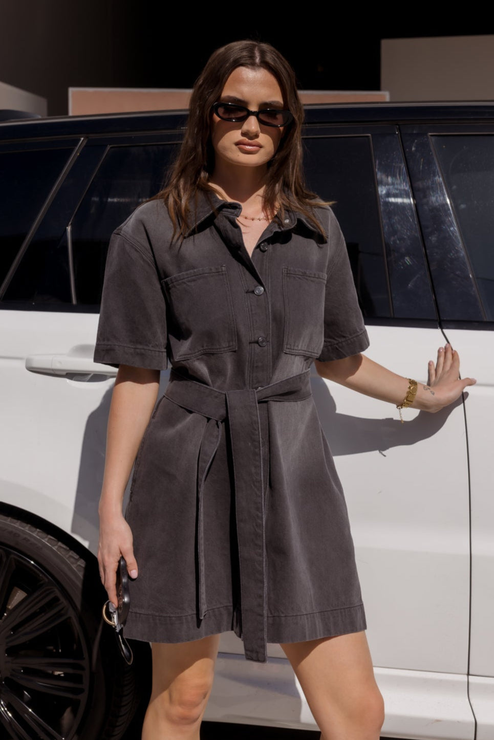 MILANO Dress Black Denim
