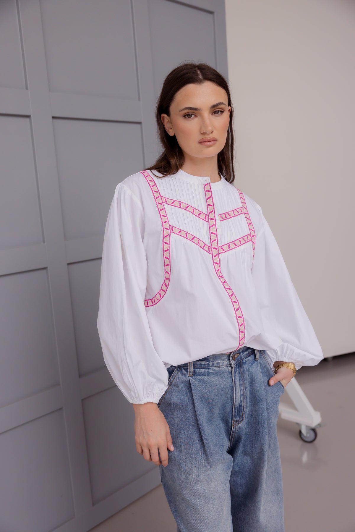 SILAS Blouse White