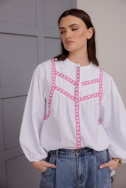 SILAS Blouse White
