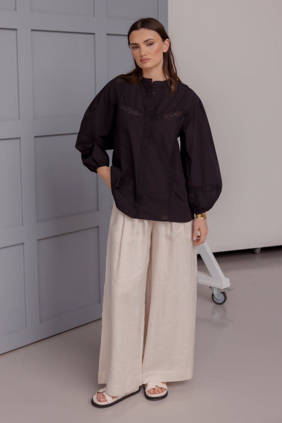 EVERETT Blouse Black