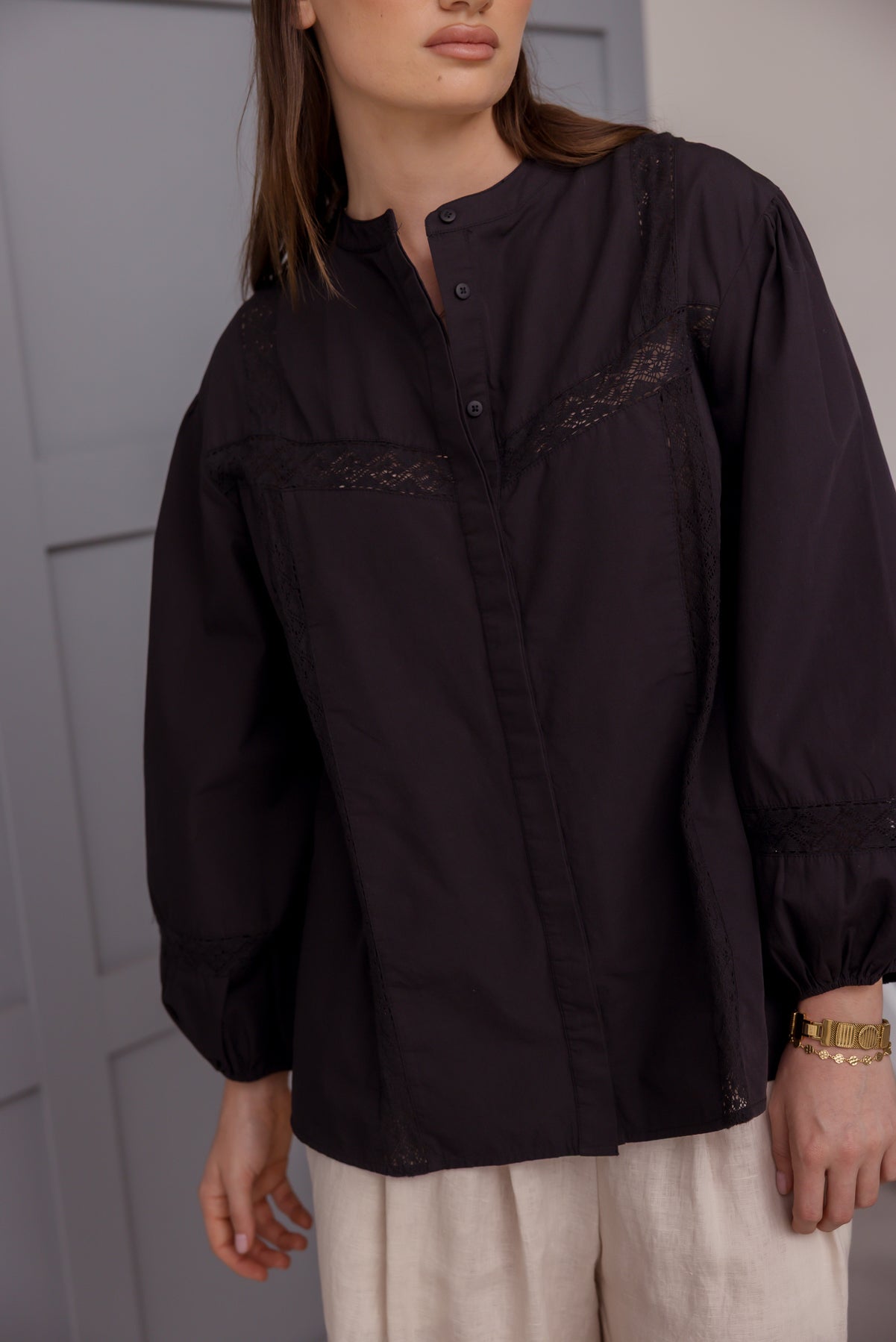 EVERETT Blouse Black