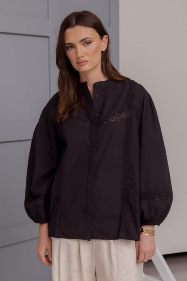 EVERETT Blouse Black