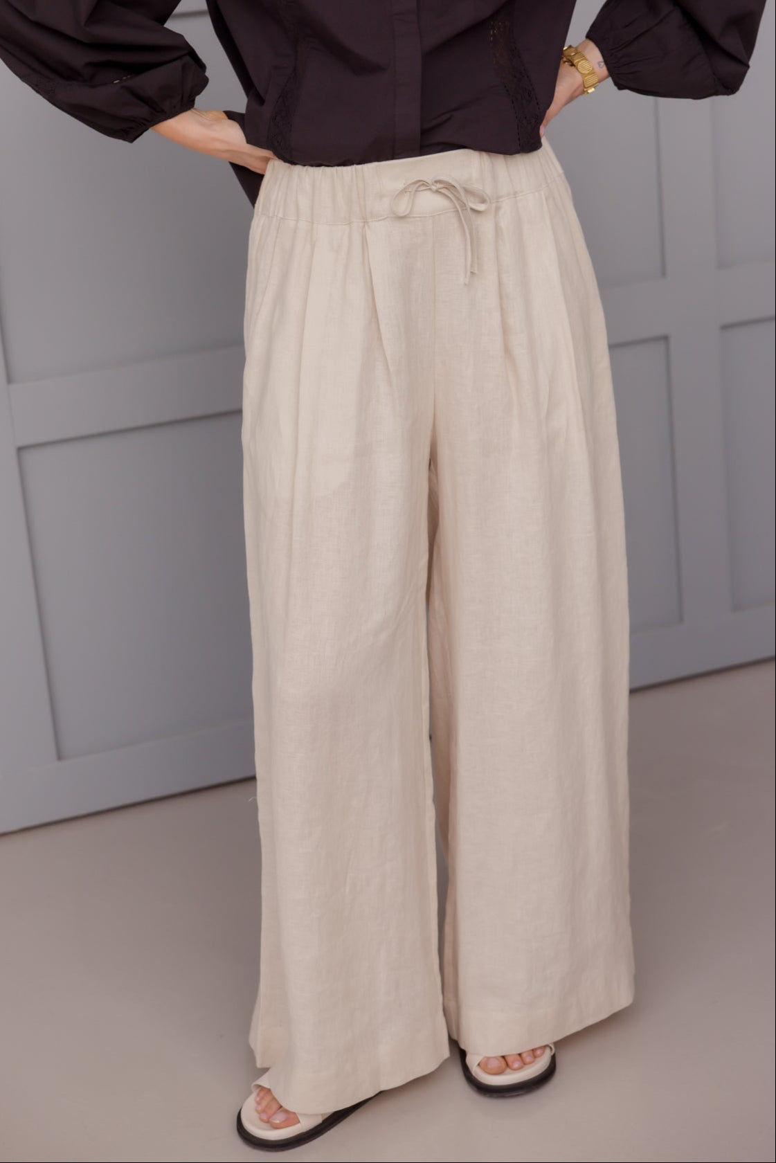 TERI Pants Stone