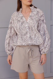 CAITS Blouse Coco Leaf Print