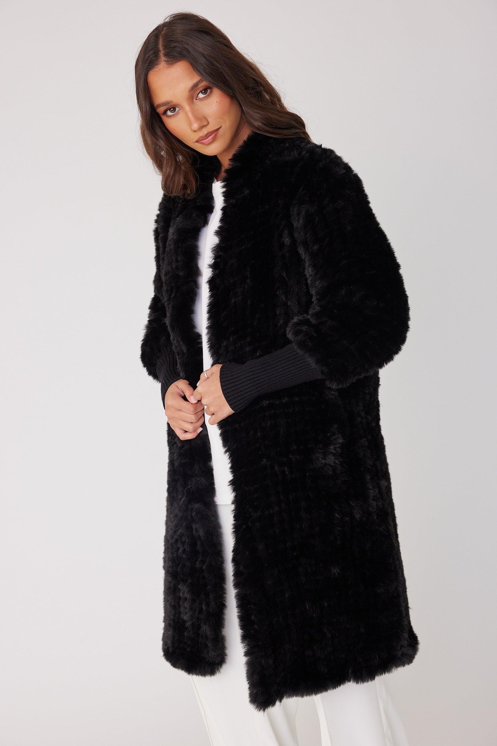 SUTTI Faux Jacket Black