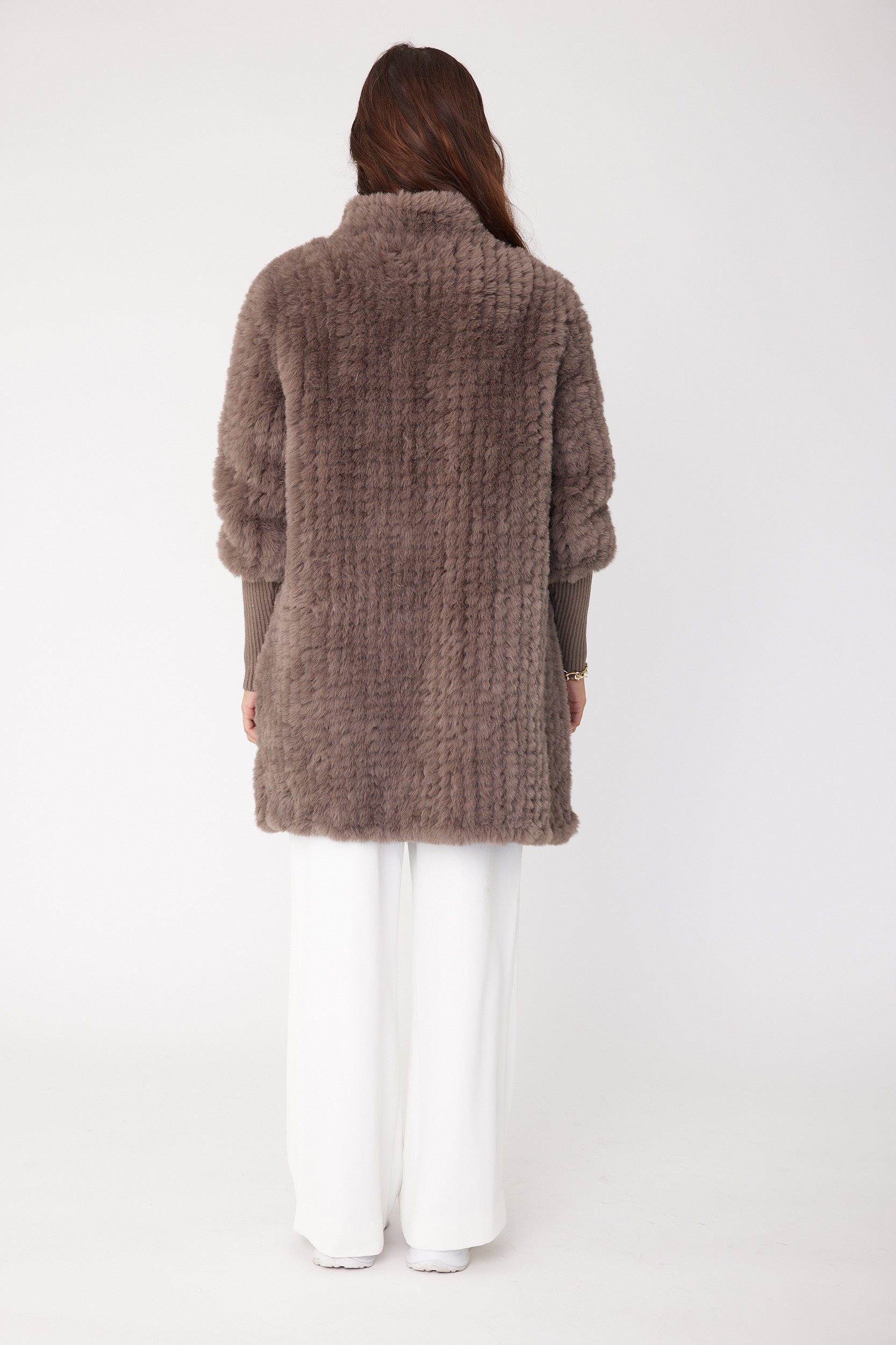 SUTTI Faux Jacket Taupe