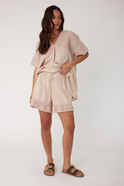 LUNA Shorts Beige