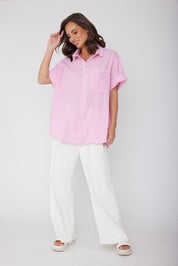 ROGUE Shirt Pink Stripe