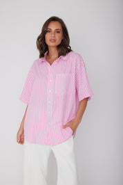 ROGUE Shirt Pink Stripe