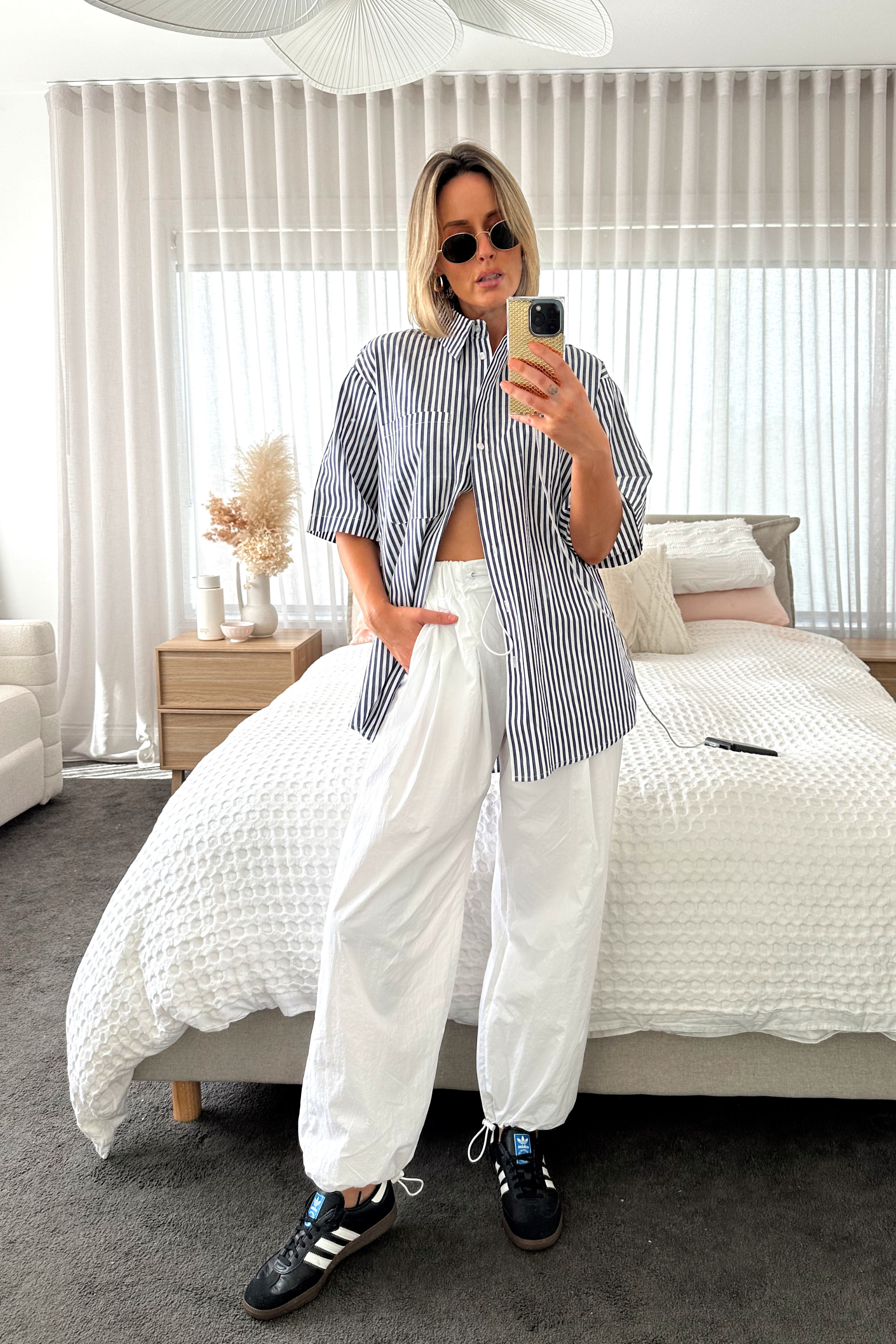 REM Pants White
