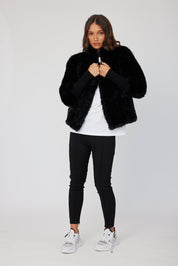 TETTO Faux Jacket Black