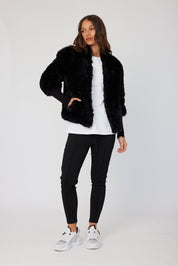 TETTO Faux Jacket Black