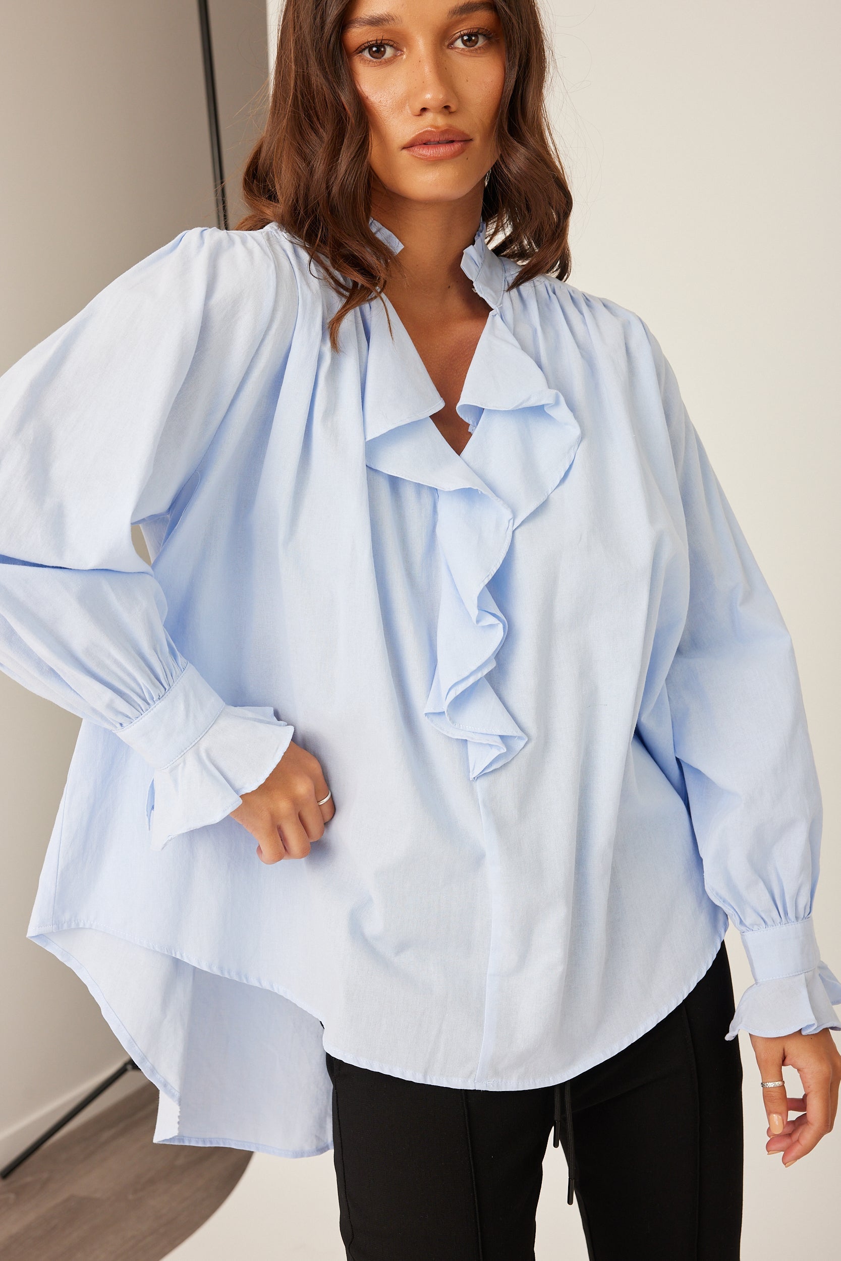 EQUINOX Blouse Sky Blue
