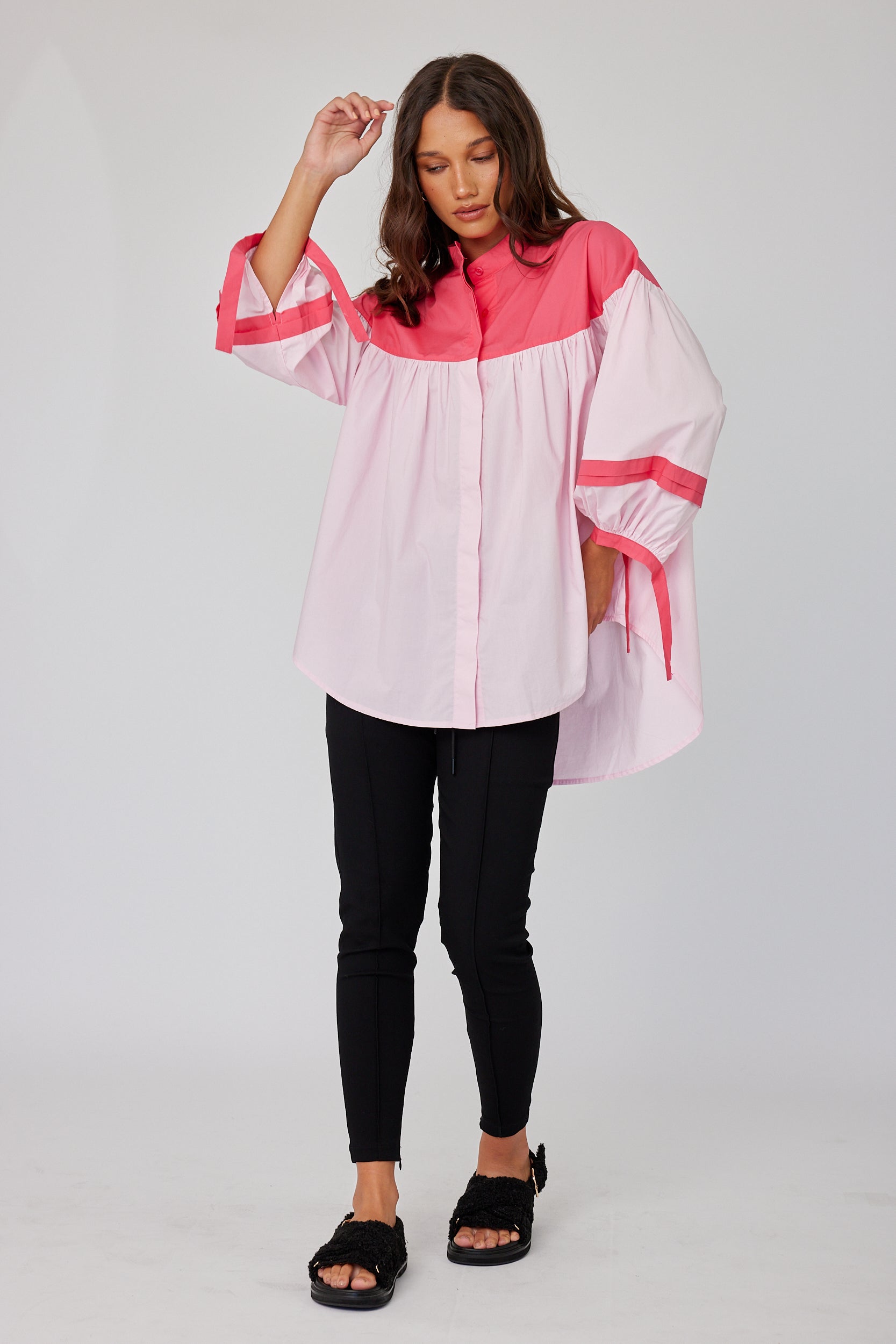 RENNOX Blouse Watermelon & Pink