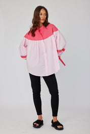 RENNOX Blouse Watermelon & Pink