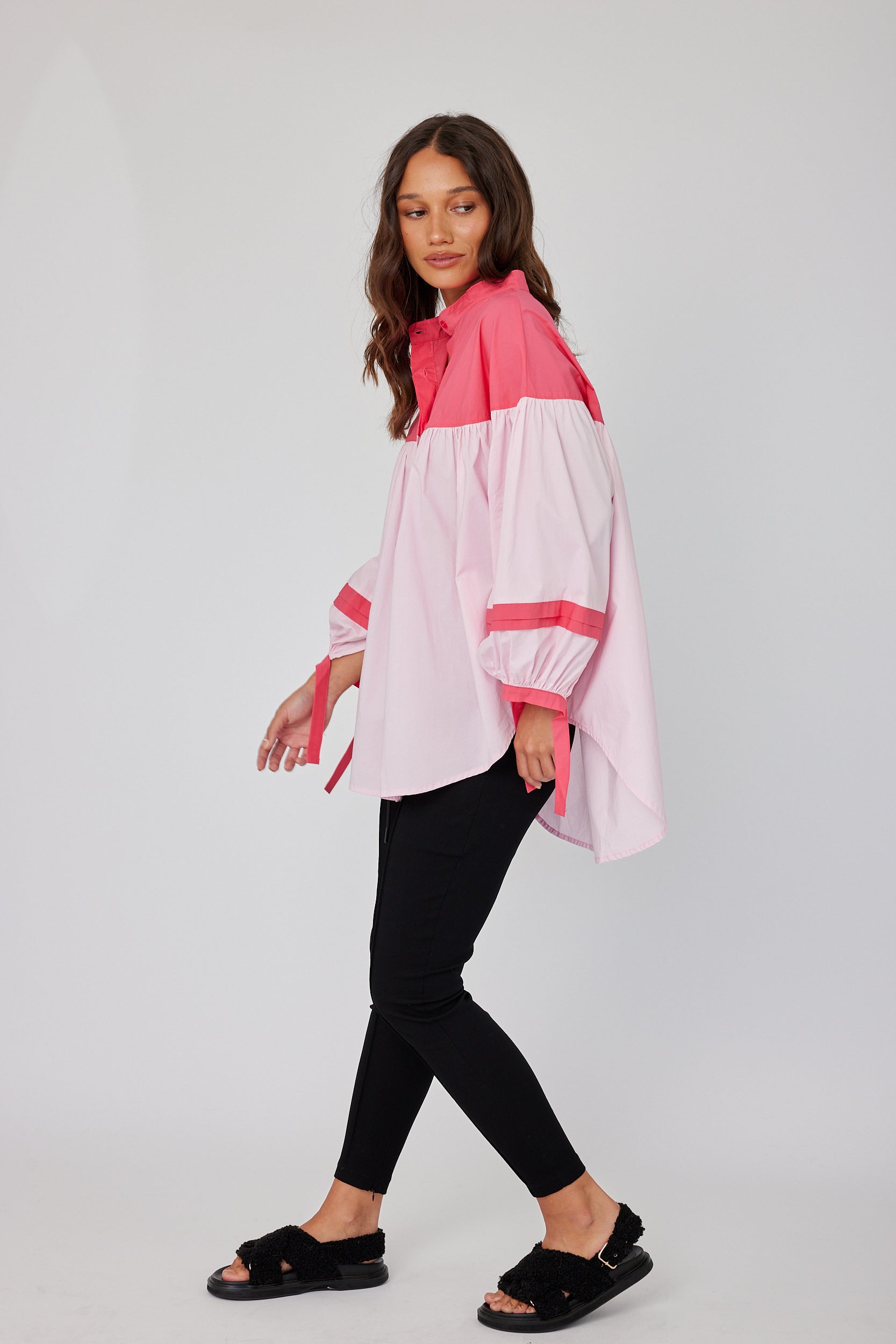 RENNOX Blouse Watermelon & Pink