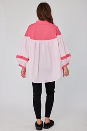 RENNOX Blouse Watermelon & Pink