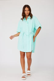 TILLY Dress Aqua Green