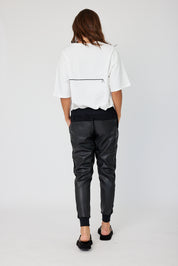 JOEY Pants Vegan Leather Black