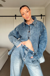 ALESSIA Jeans Mid Blue Denim