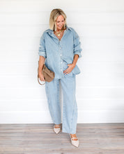 SALTY Jeans Light Blue Denim