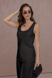 LUXUM Singlet Black