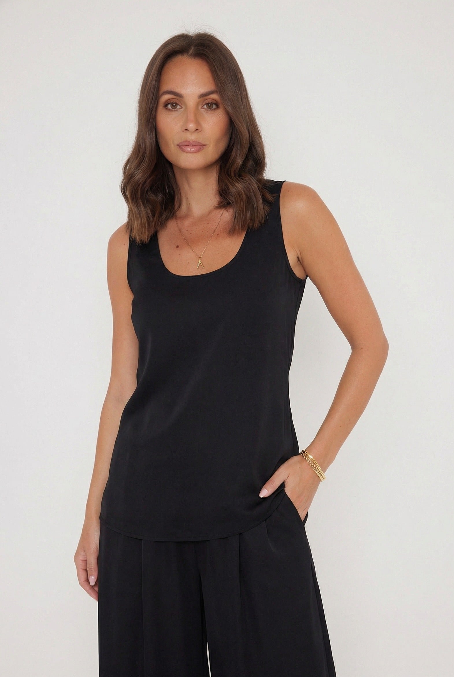 LUXUM Singlet Black