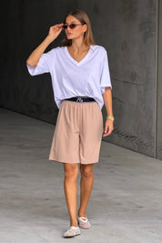 BALTIS V-Neck T-Shirt White