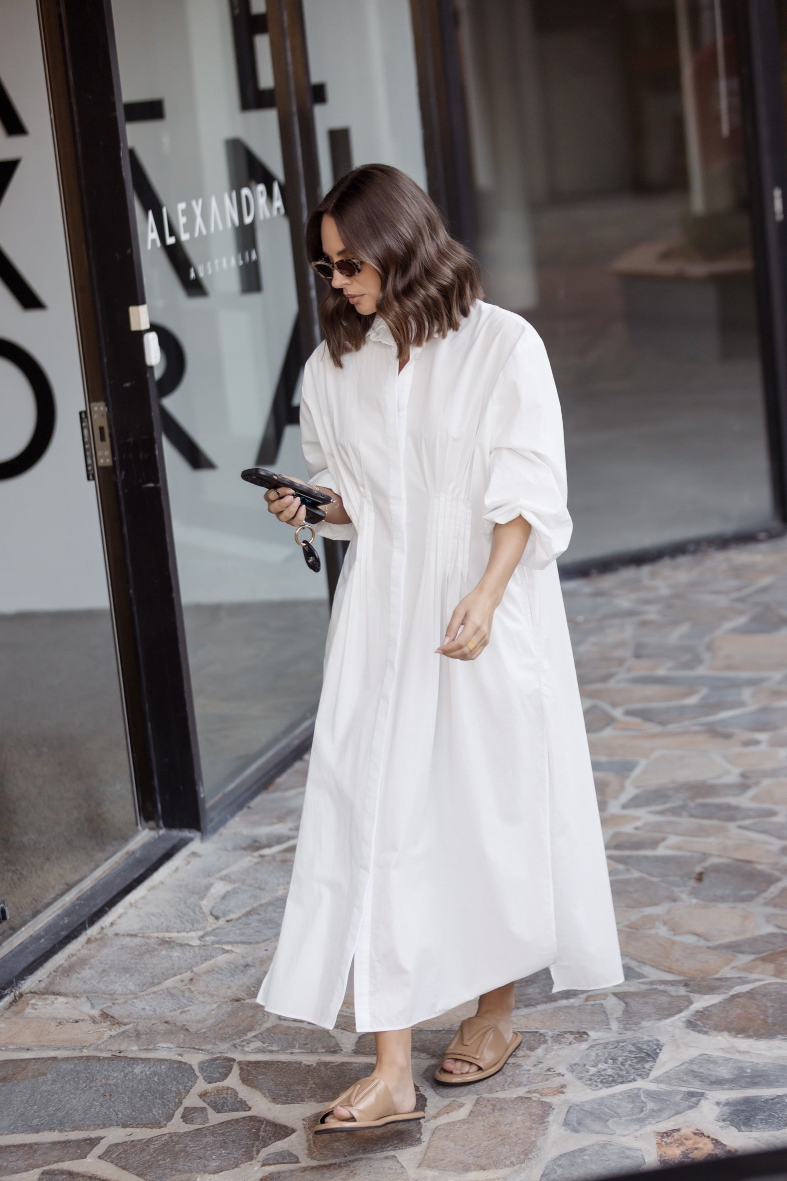 MOSKO Dress White – A L E X A N D R A