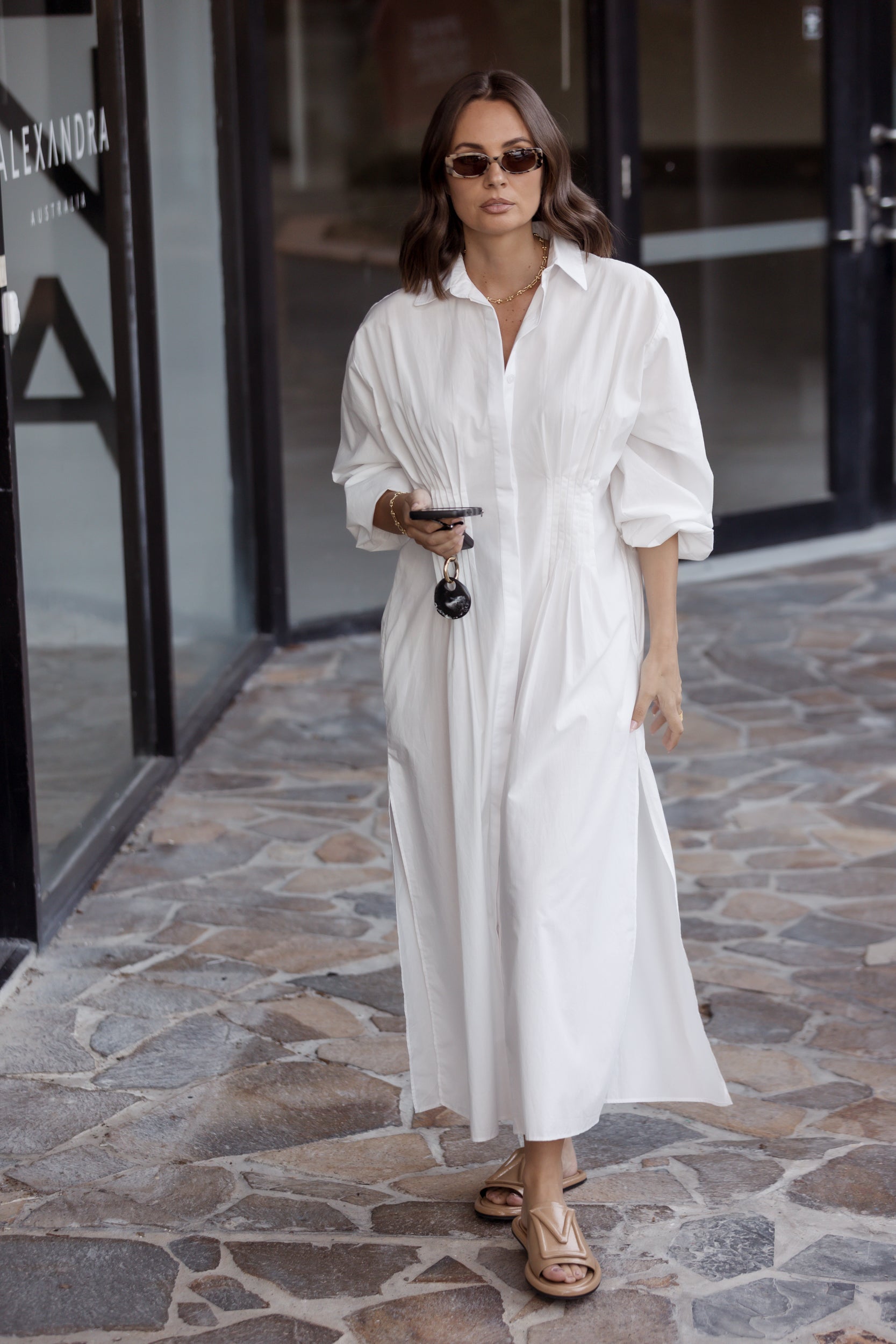 MOSKO Dress White – A L E X A N D R A