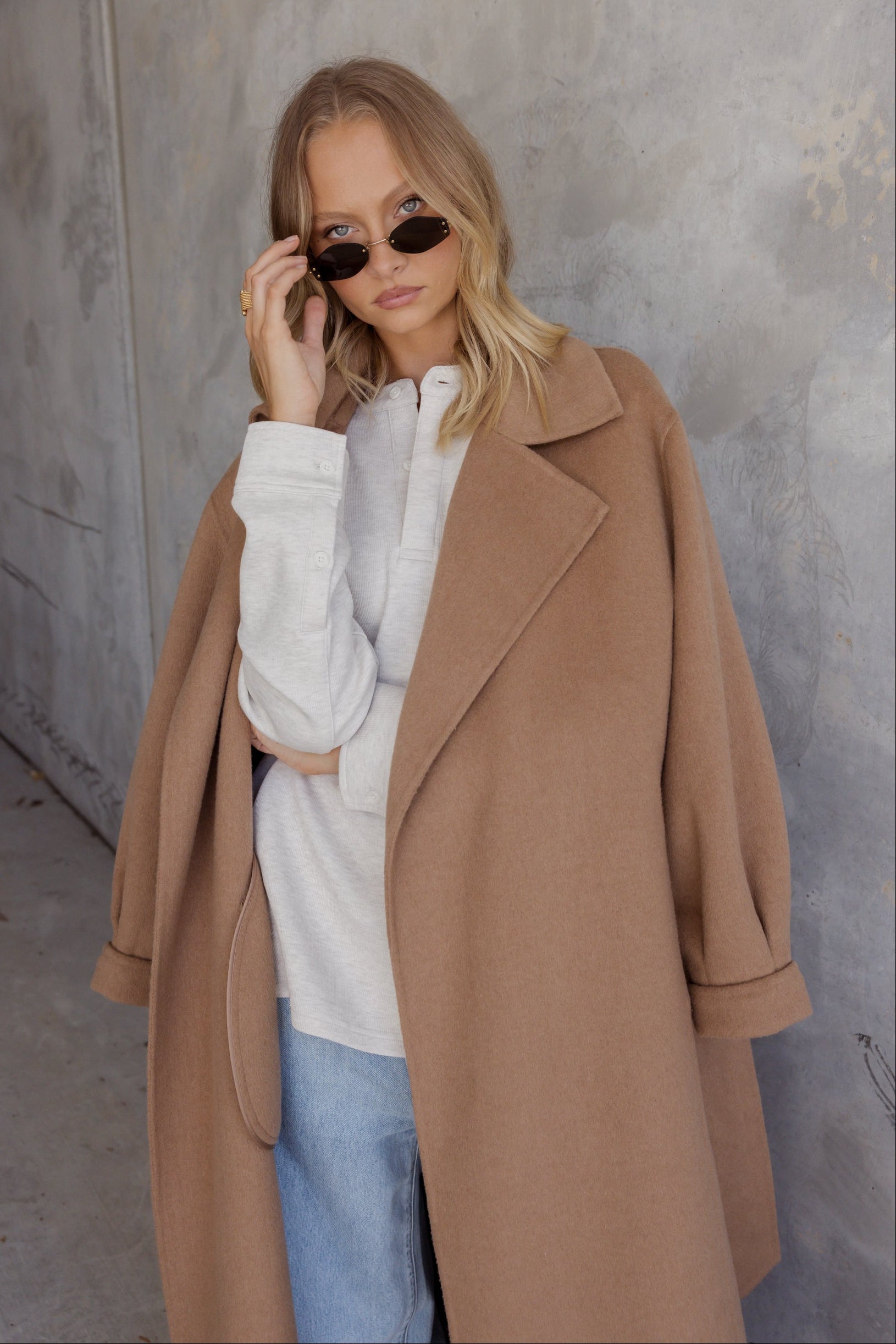 RAFEL Coat Tan