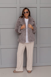 JUJU Faux Jacket Grey