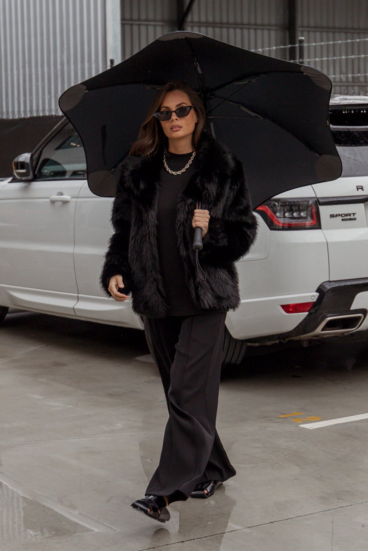 JUJU Faux Jacket Black