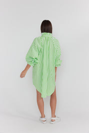 LYCIUM Dress Lime Stripe