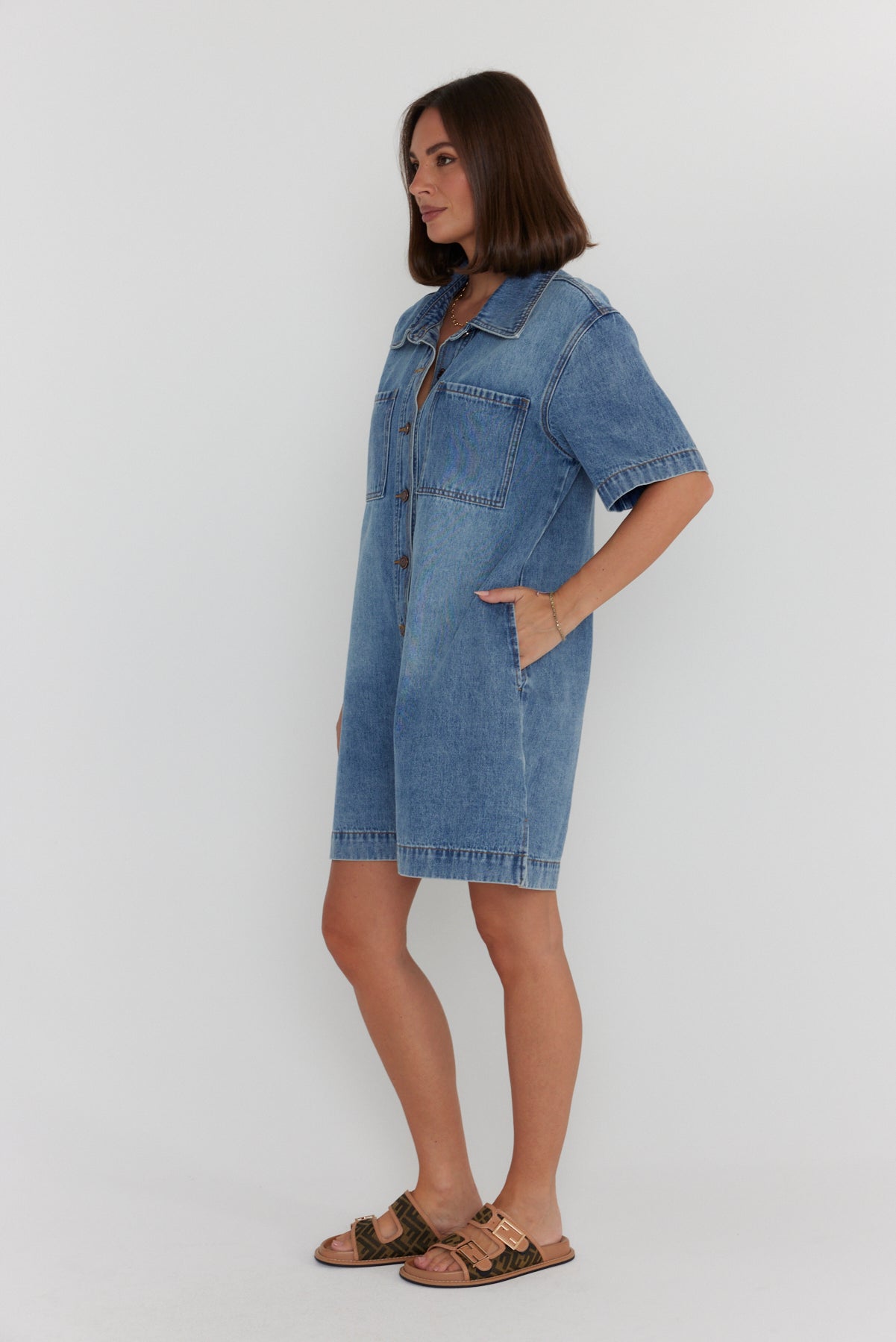 MILANO Dress Blue Denim