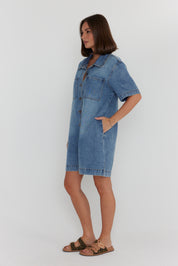 MILANO Dress Blue Denim